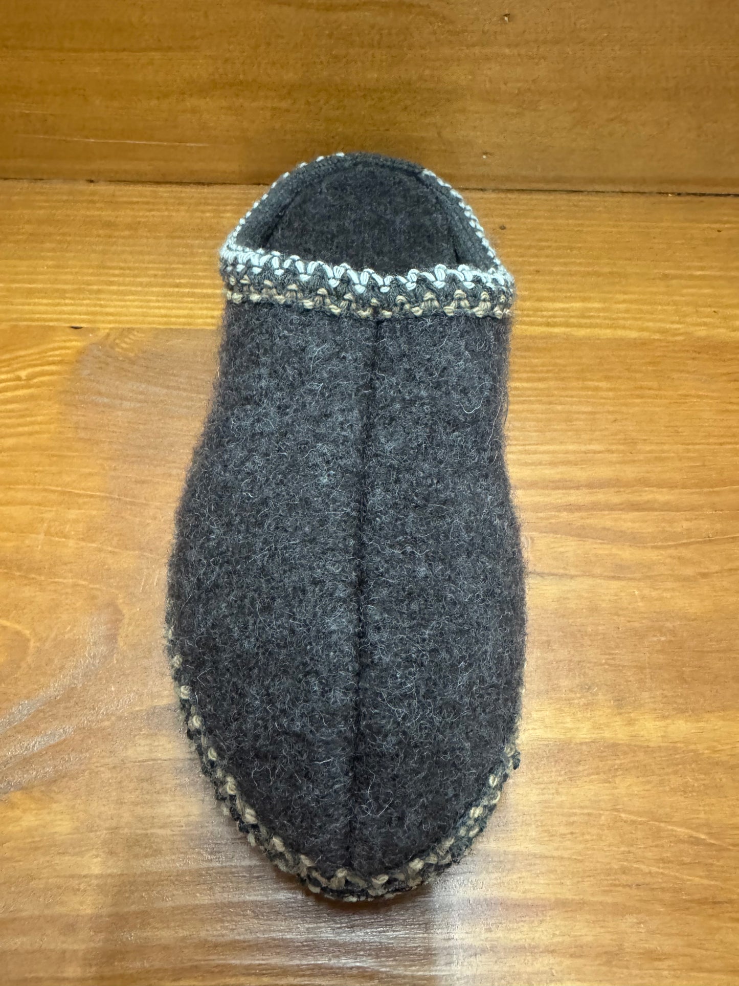Haflinger AS classic slipper Smokey Brown 611002-63