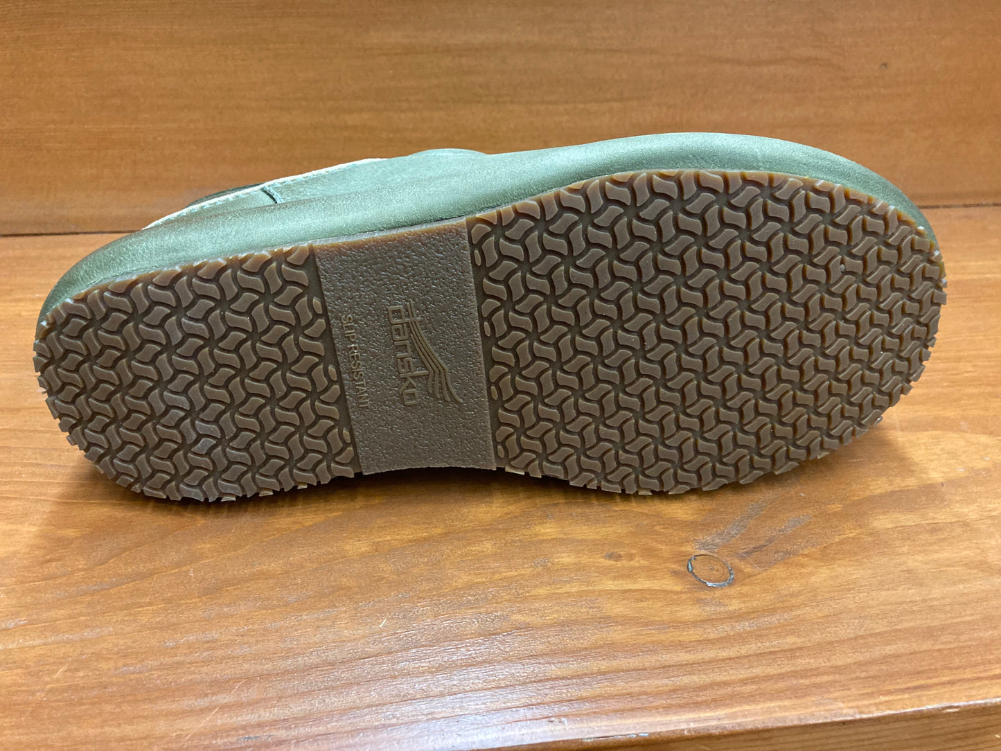 Dansko Platform Pro Burnished Nubuck Green