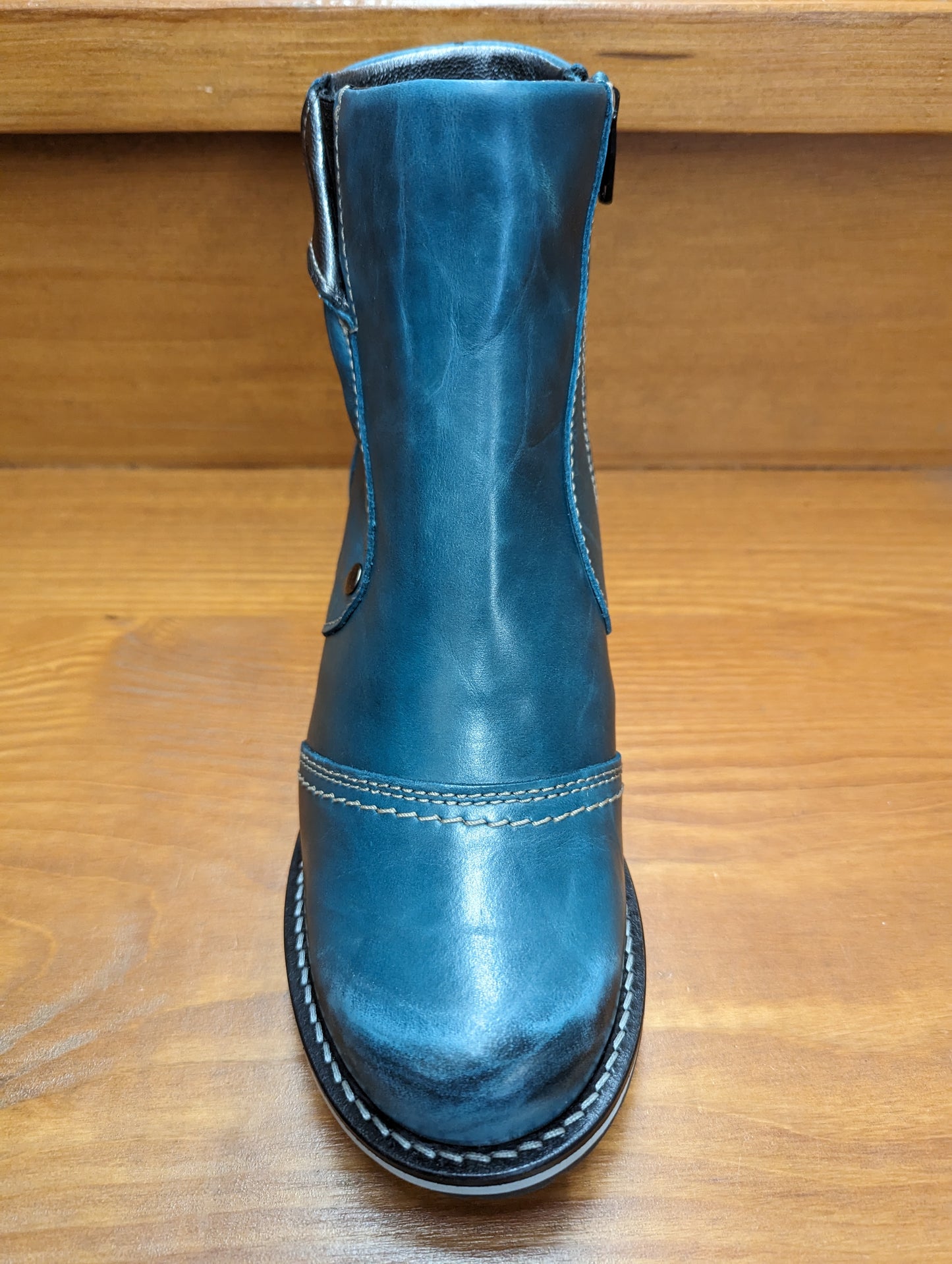 Dromedaris Kassia Leather Boot Teal