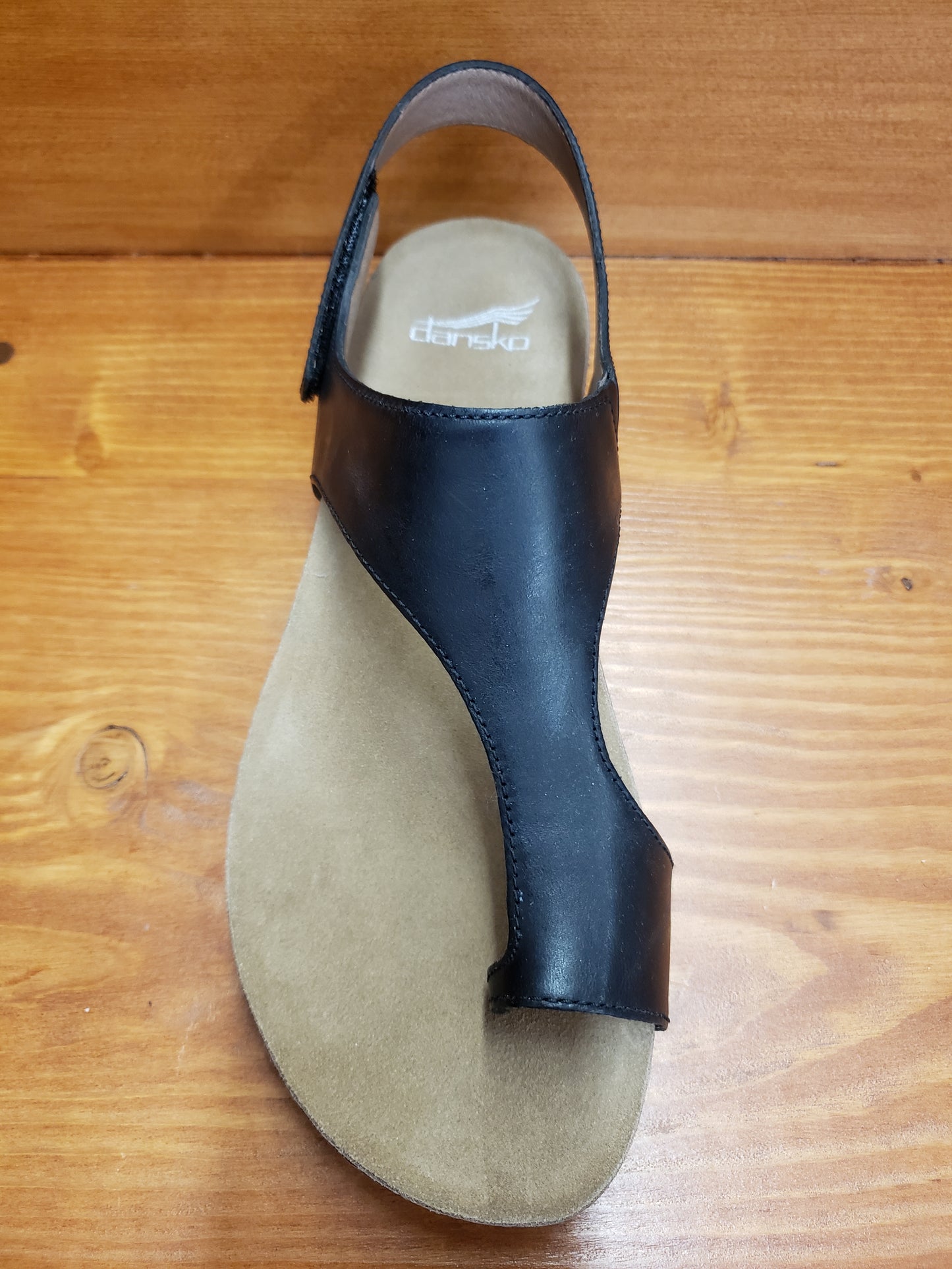 Dansko Reece Black Waxy Burnished leather