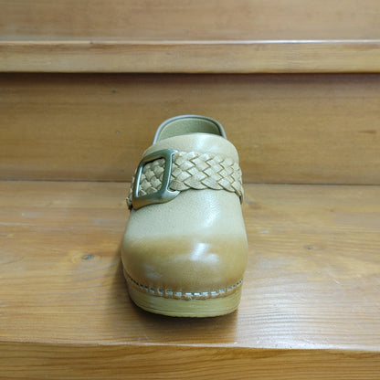 Dansko Professional Braided Clog Honey Distressed