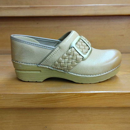 Dansko Professional Braided Clog Honey Distressed