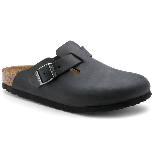 Birkenstock Boston Black Oiled 59461 & 59463 unisex