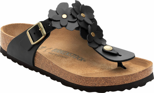 Birkenstock Gizeh Flower Embellishment Black 1026693