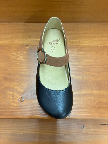 Dansko Bonny Mary Jane Black/Luggage