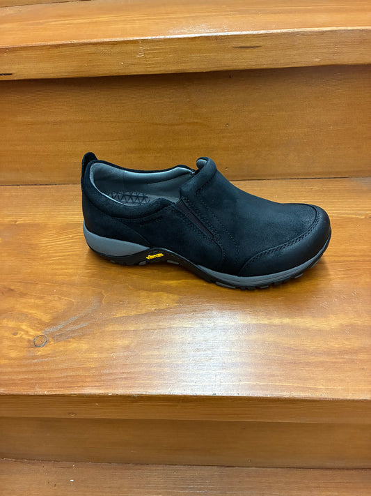 Dansko Pippy Black Waterproof Burnished Suede