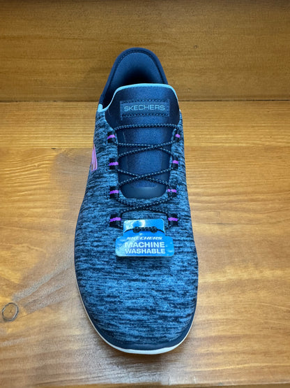Skechers Step-In Summits-Dazzling Haze Navy?Purple 149937 NVPR