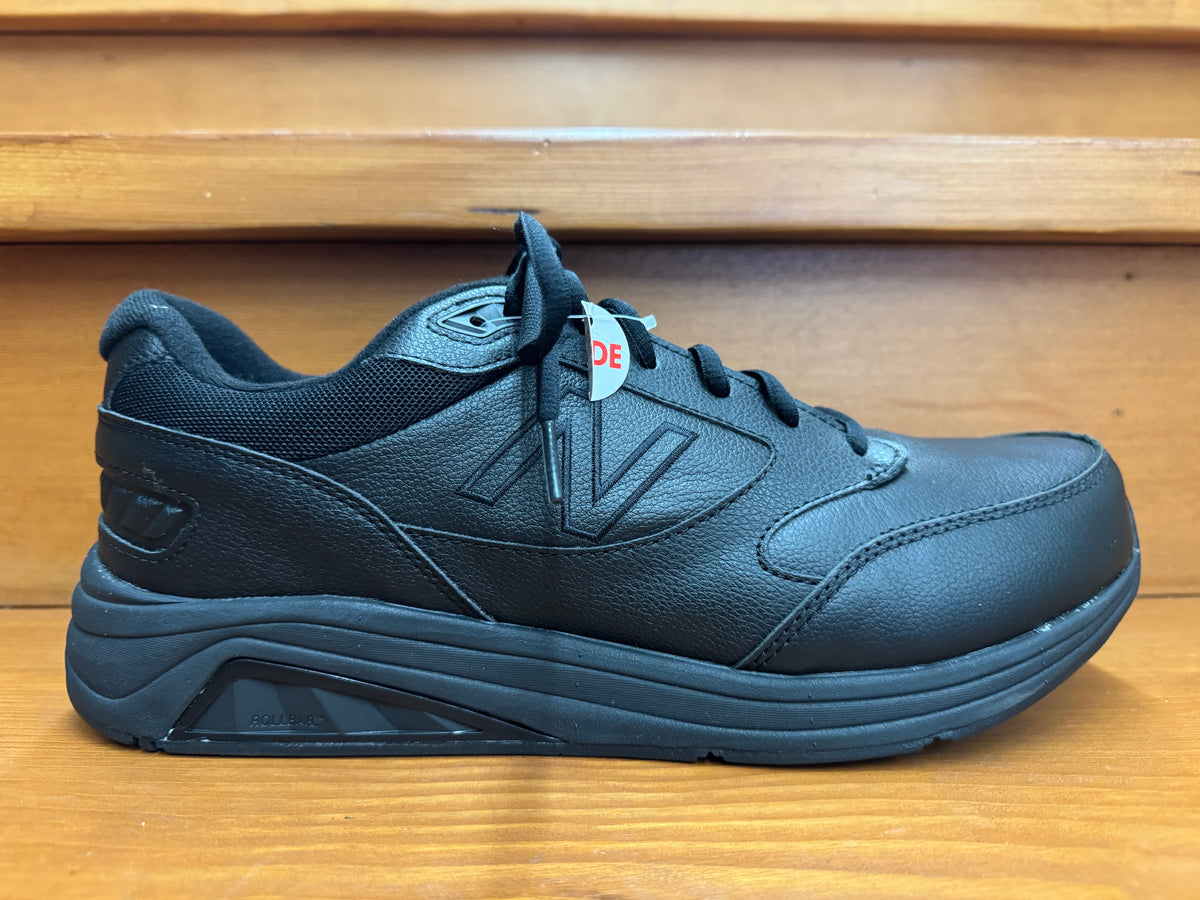 New Balance 928 V3 MW928BK3 Black Leather Casual Shoes Sneakers Men\'s US 12 EUC New Balance 928V3 Sneakers for Men for Sale | Authenticity  main image 4