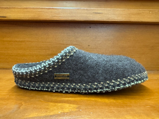 Haflinger AS classic slipper Smokey Brown 611002-63