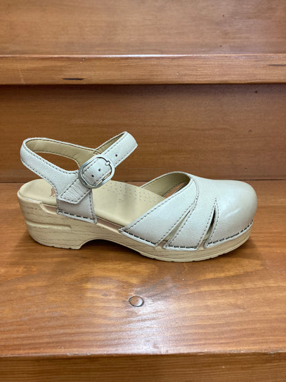 Dansko Margreta Mary Jane Clog Biscotti