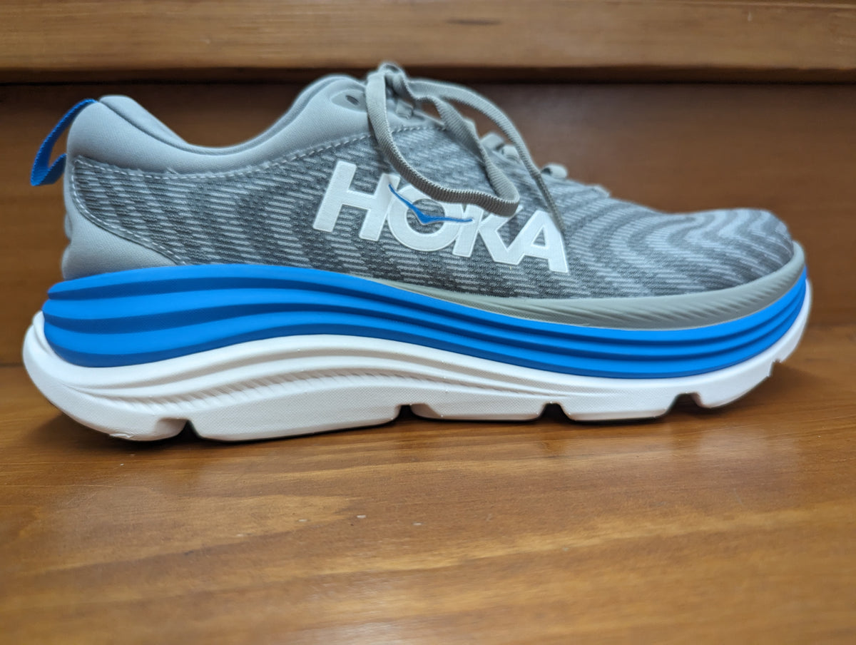 HOKA Gaviota 5 Wide Shoes Men\'s Size 10.5 2E Shifting Sand-Eggshell Blue Hoka Gaviota 5 Review main image 4