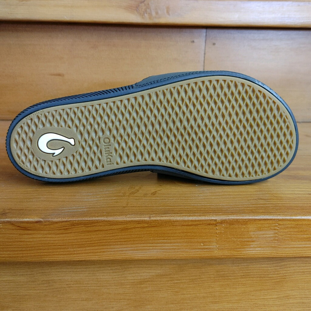 Olukai Ulele Slide Black/Black 20561-4040