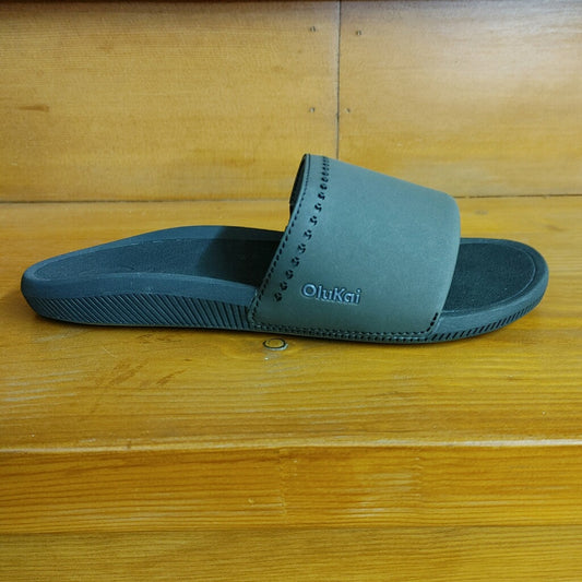 Olukai Ulele Slide Black/Black 20561-4040