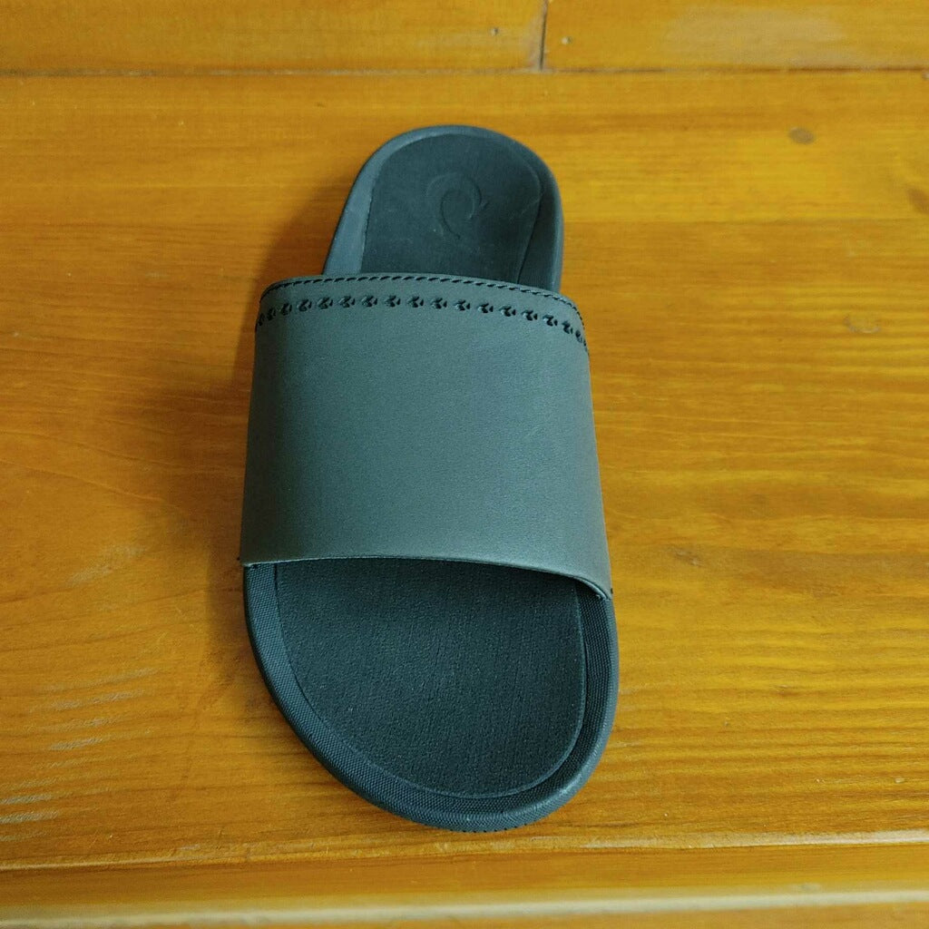 Olukai Ulele Slide Black/Black 20561-4040