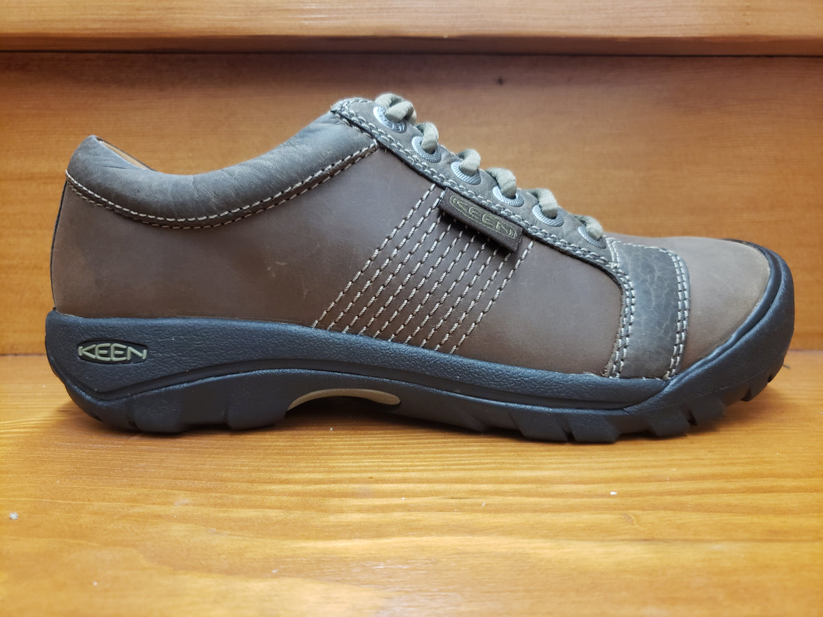 Mens KEEN Austin Oxfords Brown Leather Outdoor Hiking Shoes 1007722 Size 10 Keen Austin Chocolate Brown 1007722 – R.E. Lee Shoe Co main image 4