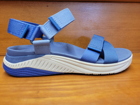 Dansko Racquel Blue Multi Webbing