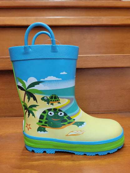 Kamik Kids Turtles Rain Boot Blue