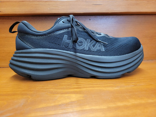 Hoka Bondi 8 Black/Black 1123202 BBLC & 1127953 BBLC & 1127955 BBLC