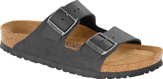 Birkenstock Arizona Soft footbed Black Oiled leather 752481 & 752483 unisex