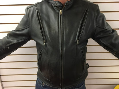 Fox Creek Leather Motorcycle Jacket  - Lightly worn - Men's 42